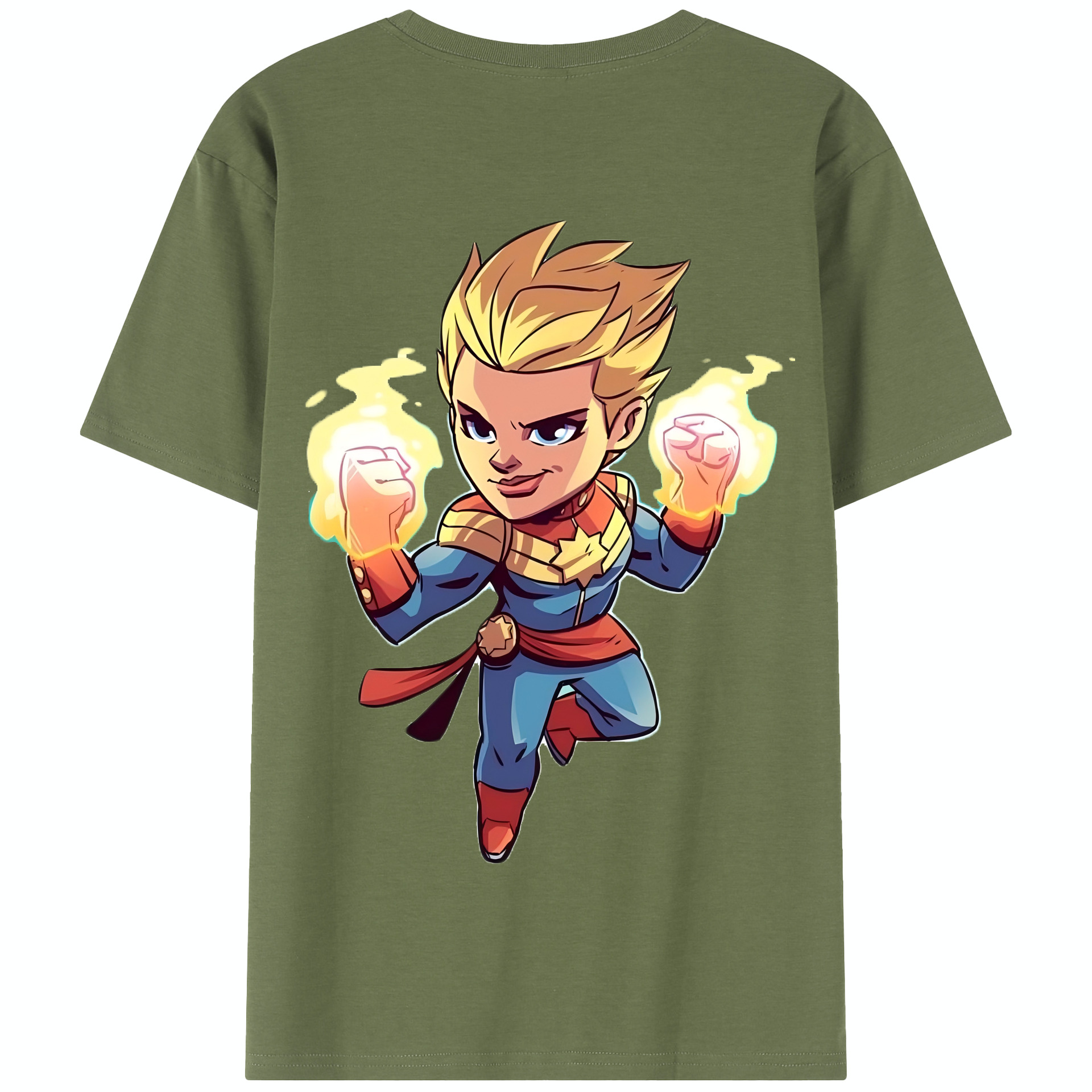 （画像用） アベンジャーズ The Avengers 綿100％半袖Tシャツ（背面プリント）